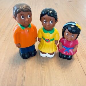 Polysmart Plastic People Figures Toys Latino Latina Kids Pretend Play Preschool